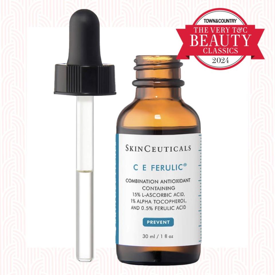 <p><a href="https://go.redirectingat.com?id=74968X1596630&url=https%3A%2F%2Fwww.dermstore.com%2Fskinceuticals-c-e-ferulic-with-15-l-ascorbic-acid-vitamin-c-serum-30ml%2F11289609.html&sref=https%3A%2F%2Fwww.townandcountrymag.com%2Fstyle%2Fbeauty-products%2Fg60653636%2Fbeauty-awards-2024%2F" rel="nofollow noopener" target="_blank" data-ylk="slk:Shop Now;elm:context_link;itc:0;sec:content-canvas" class="link ">Shop Now</a></p><p>C E Ferulic</p><p>$182.00</p>