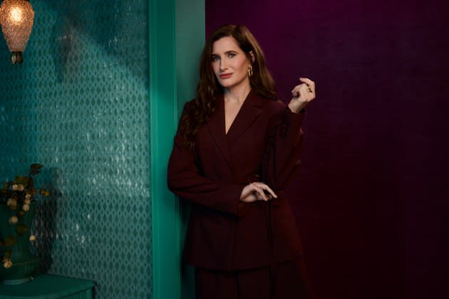 "We always joked that it would just be so annoying to Agatha Harkness that she wouldn't have her own fricking show," says Kathryn Hahn - Credit: Gizelle Hernandez*