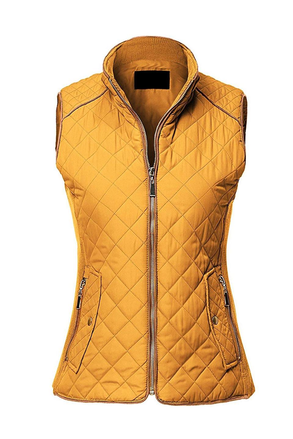 3) Quilted Padding Vest