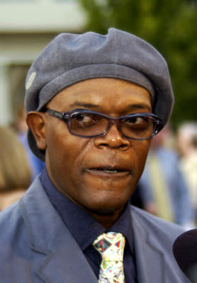 Samuel L. Jackson at the LA premiere of Paramount's Changing Lanes