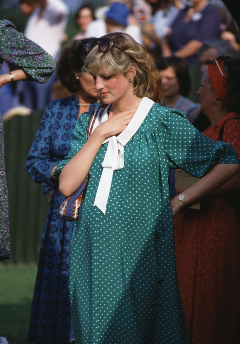 princess diana pregnant