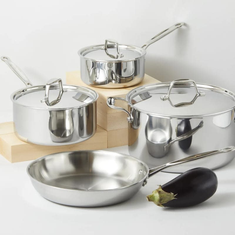 7-Piece Stainless Steel Cookware Set