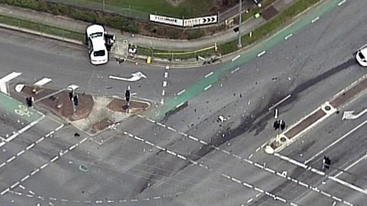 A 30-year-old man has died following a two-vehicle traffic crash at Wacol this morning, May 28. Initial investigations indicate at approximately 2.15am, a Ford Mondeo and Toyota Camry crashed at the intersection of Boundary Road and Progress Road. Picture 7 News