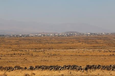 A general view shows Baath City, capital of Syria's southern province of Quneitra which borders the Golan Heights region, July 26, 2016. REUTERS/Alaa Al-Faqir/Files