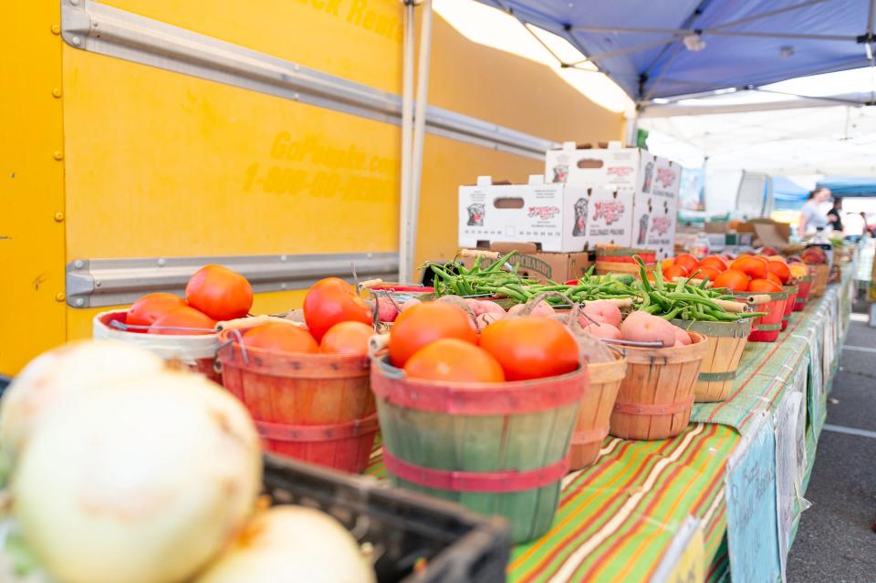 Plenty of fruits and vegetables are for sale at the Southern Colorado Farmers Market and Craft Fair held on Fridays at Mineral Palace Park.