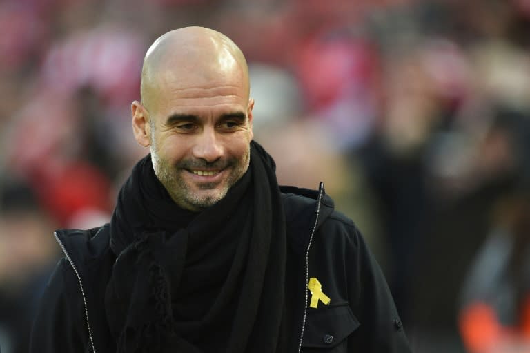 Manchester City manager Pep Guardiola has argued that the yellow ribbon that he wears in support of jailed independence leaders from his native Catalonia is not a political symbol