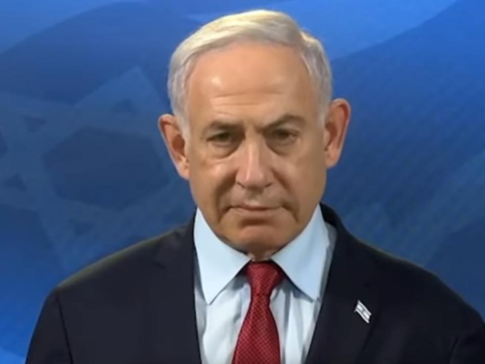 以色列總理尼坦雅胡喊話哈瑪斯棄械投降。
