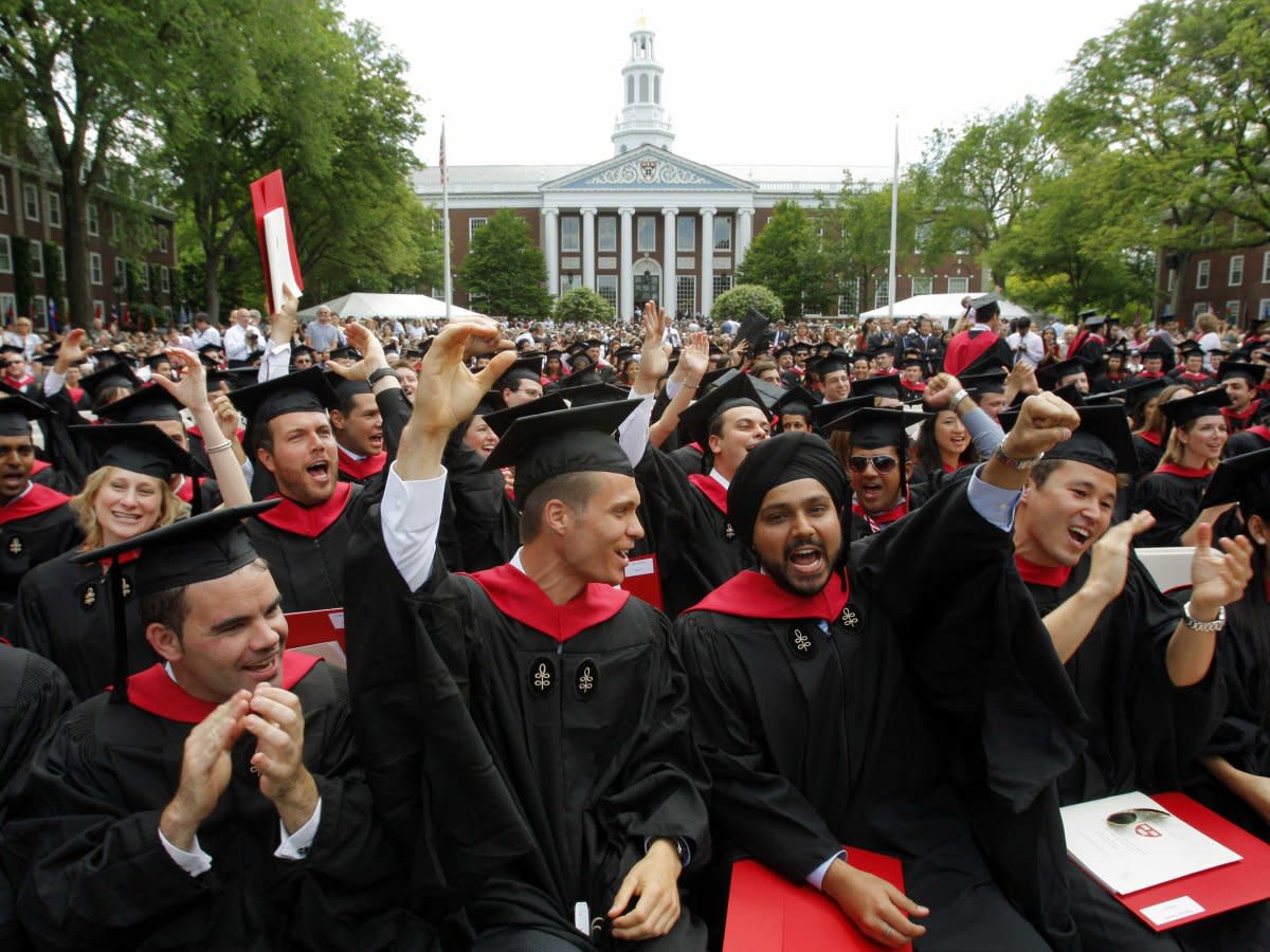 Harvard Business School graduation