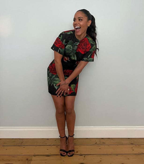 alex-scott-rose-print-dress-instagram