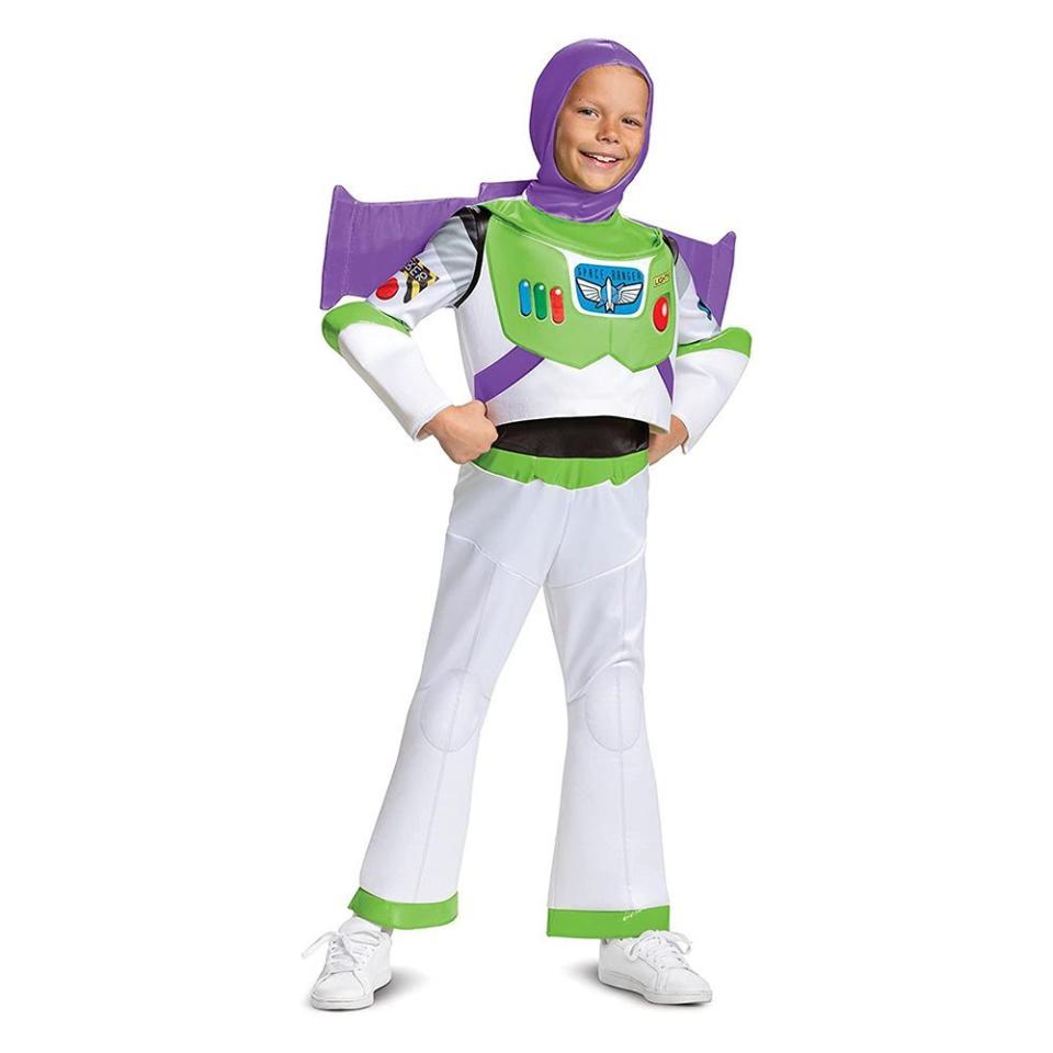 2) Toddler-Sized Buzz Lightyear Costume