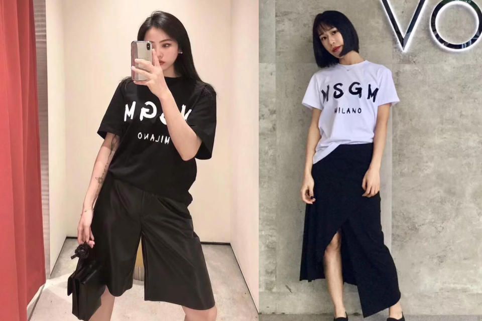 Nike T-Shirt街拍達人熱捧！名牌LOGO Tee新寵Saint Laurent上衣Rosé、GOT 7成員都著