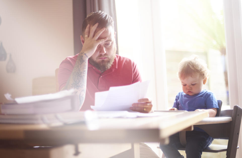 A woman has sparked a debate after asking if dads should be given the option to opt-out of parenthood [Photo: Getty]