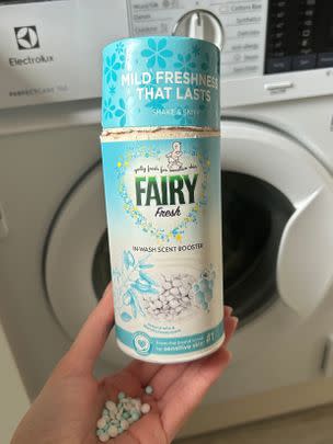 I tried this scent booster in one of my washing loads and I could still smell the scent for the next few days