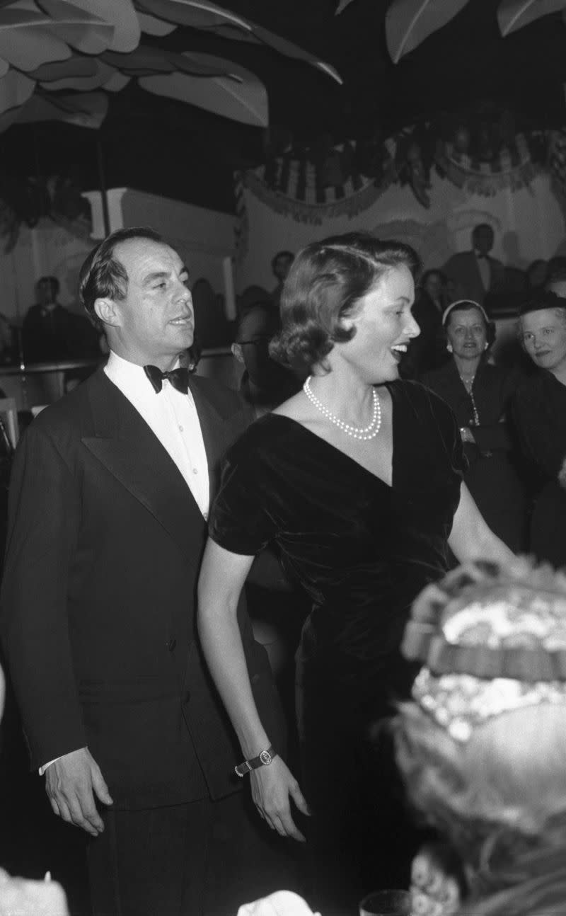 <p> Prince Aly Khan was still legally married to Rita Hayworth when he popped the question to classic film star Gene Tierney. His father Aga Khan III reportedly rejected the relationship, and they ultimately split after a year-long engagement. </p>