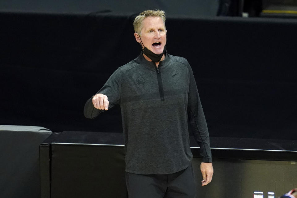 Golden State Warriors head coach Steve Kerr 