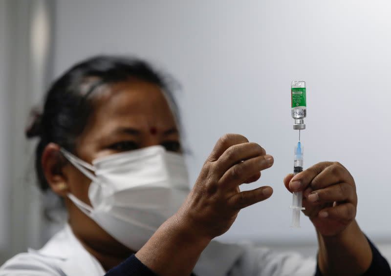 Nepal starts vaccinating frontline medical workers