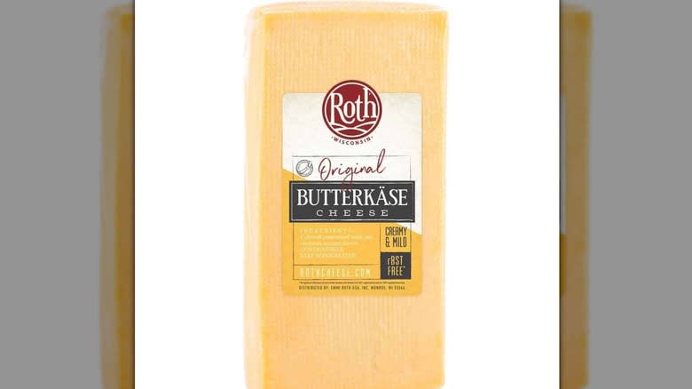 Block of Butterkäse cheese