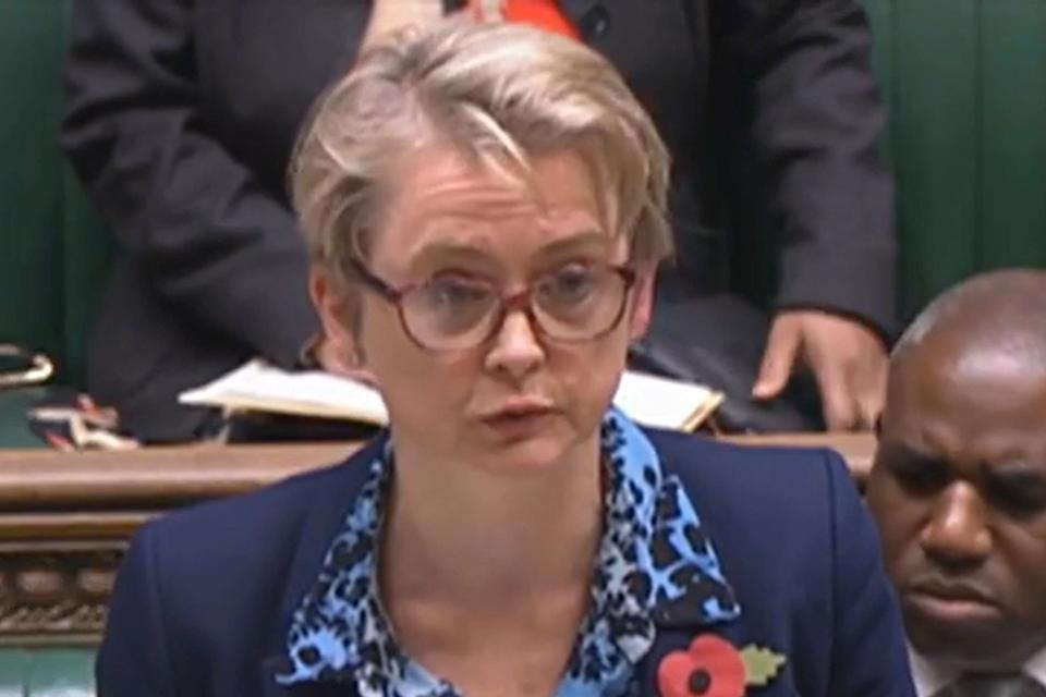 Yvette Cooper (PA Wire)