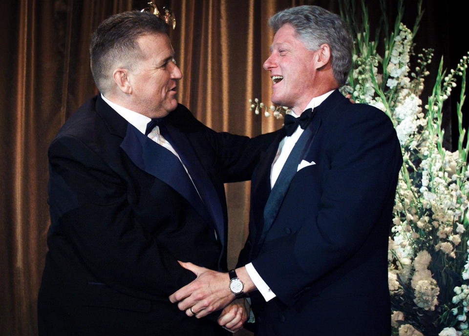 Bill Clinton and David Mixner  (Reuters)