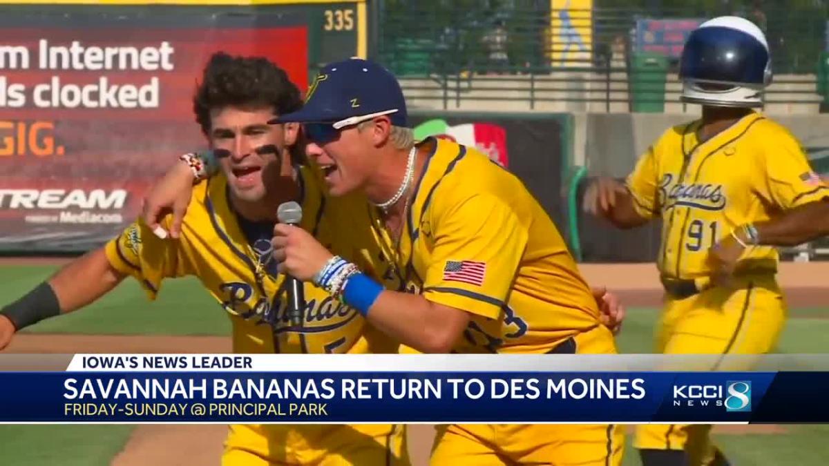 Banana baseball: What to know about this weekend's Savannah Bananas games in Des Moines