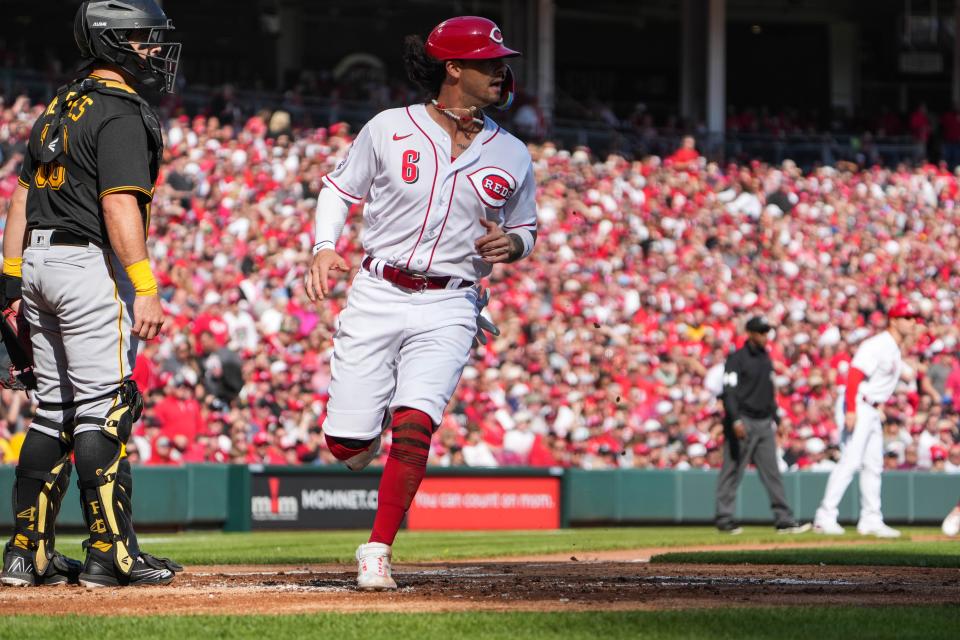 Jonathan India and the Reds are embracing details like baserunning in 2023 with a 'small ball' style of play.