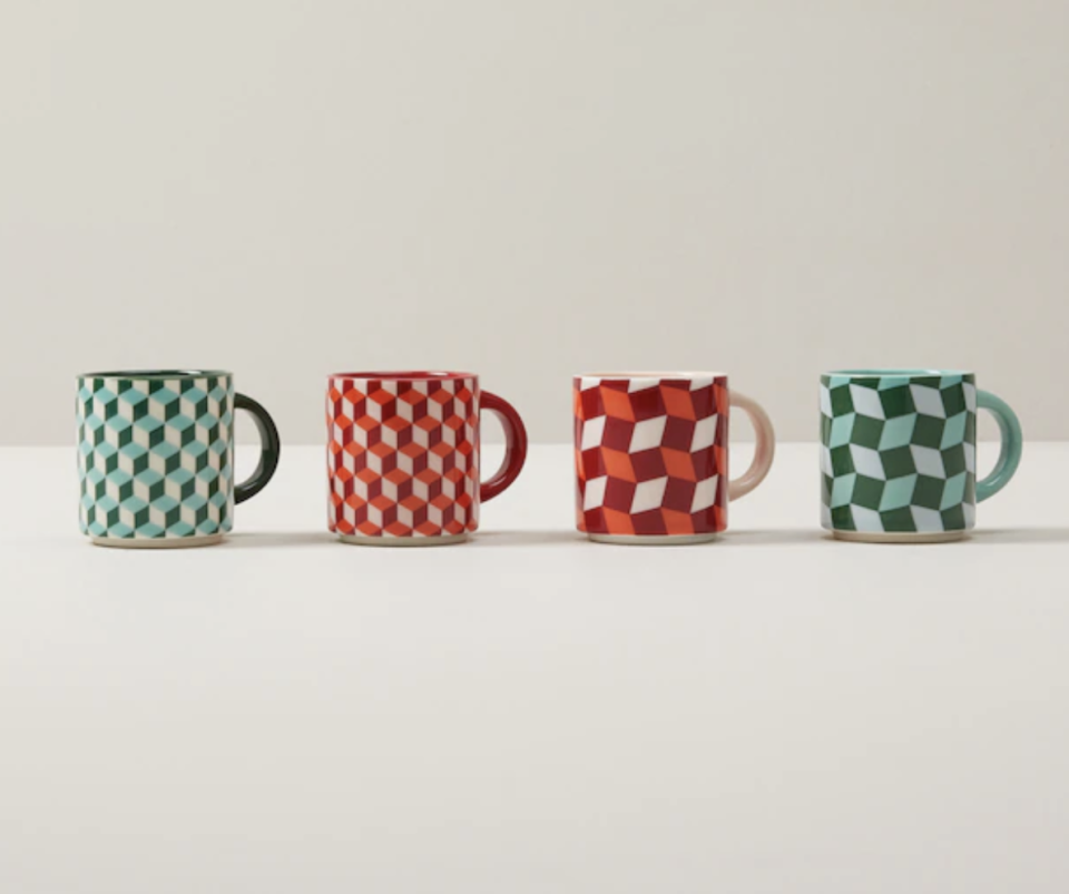 Geo Espresso Cups (photo via Indigo)