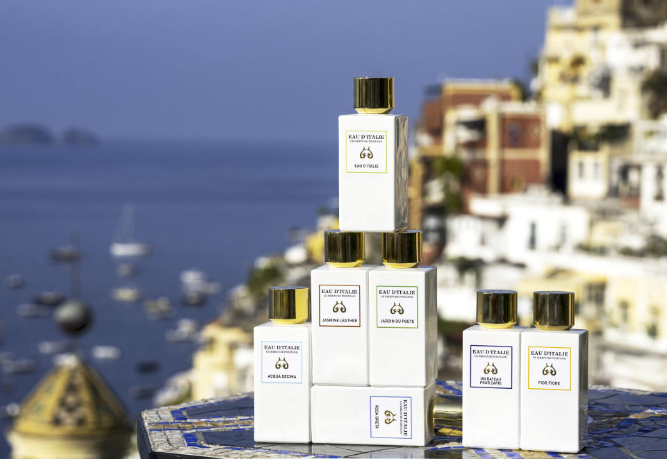 The Eau d’Italie collection of fragrances. - Credit: Courtesy of Eau d'Italie