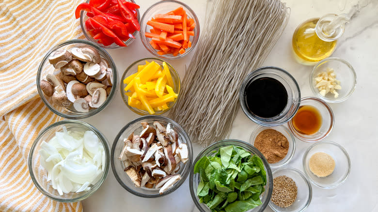 japchae ingredients