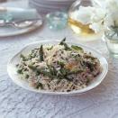 <p>This fresh tasting salad is great for a summer barbecue, picnic, or pack it up with some feta and take to work for lunch<br></p><p><strong>Recipe: <a href="https://www.goodhousekeeping.com/uk/food/recipes/asparagus-pea-and-mint-rice-salad" rel="nofollow noopener" target="_blank" data-ylk="slk:Asparagus, pea and mint rice salad;elm:context_link;itc:0;sec:content-canvas" class="link ">Asparagus, pea and mint rice salad</a></strong><br> </p>