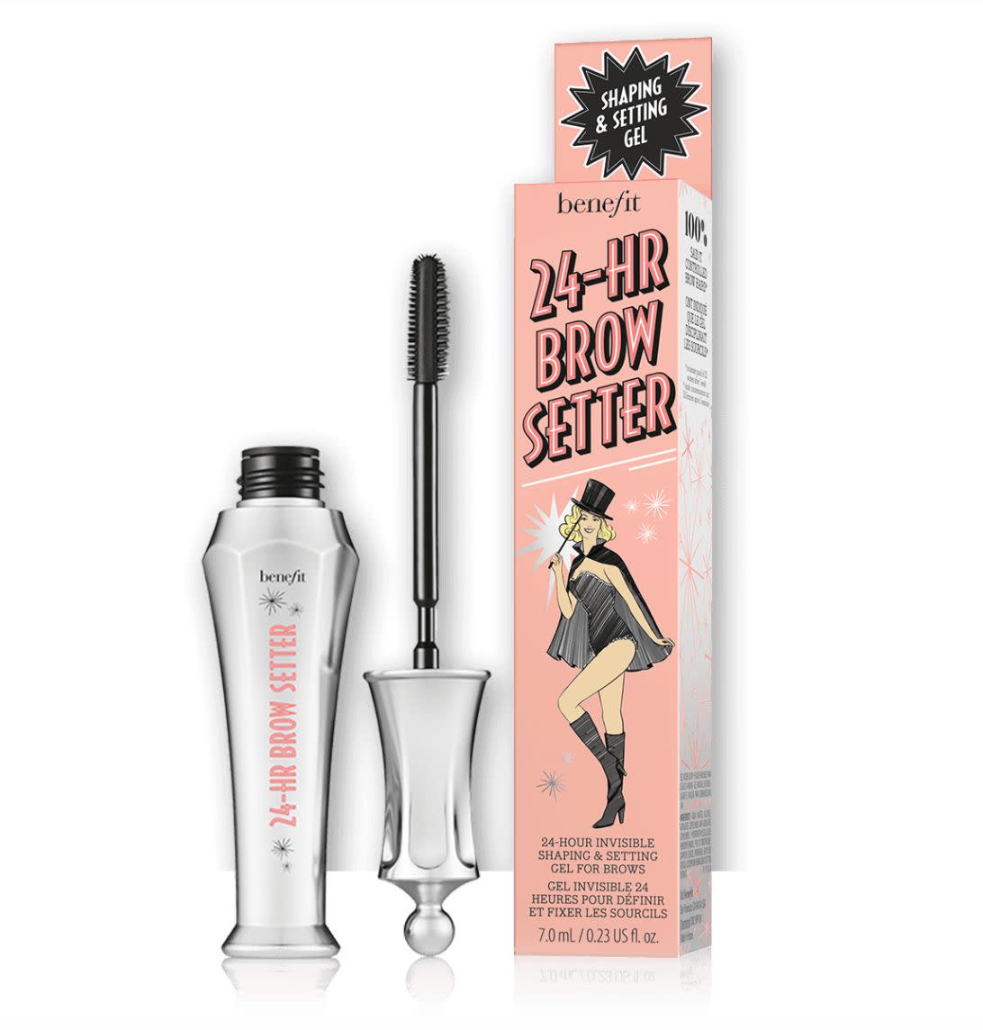 Find this <a href="https://fave.co/3cmv7zK" target="_blank" rel="noopener noreferrer">Benefit 24-Hour Brow Setter</a> for $24 at <a href="https://fave.co/3cmv7zK" target="_blank" rel="noopener noreferrer">Benefit Cosmetics.</a>