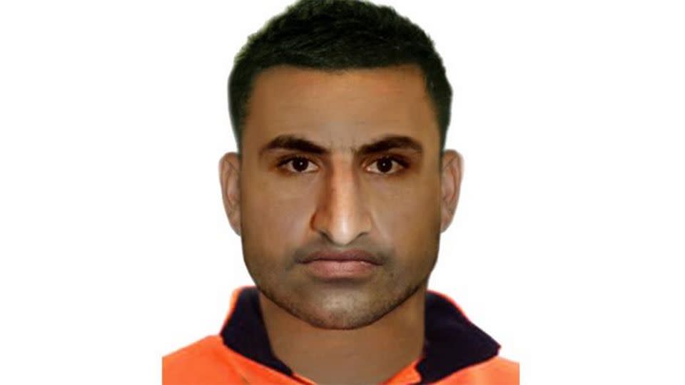 Victoria Police have issued this image of a man they are searching for in relation to the incident. Photo: Supplied