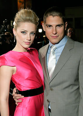 Amber Heard and Sean Faris at the Los Angeles premiere of Summit Entertainment's Never Back Down