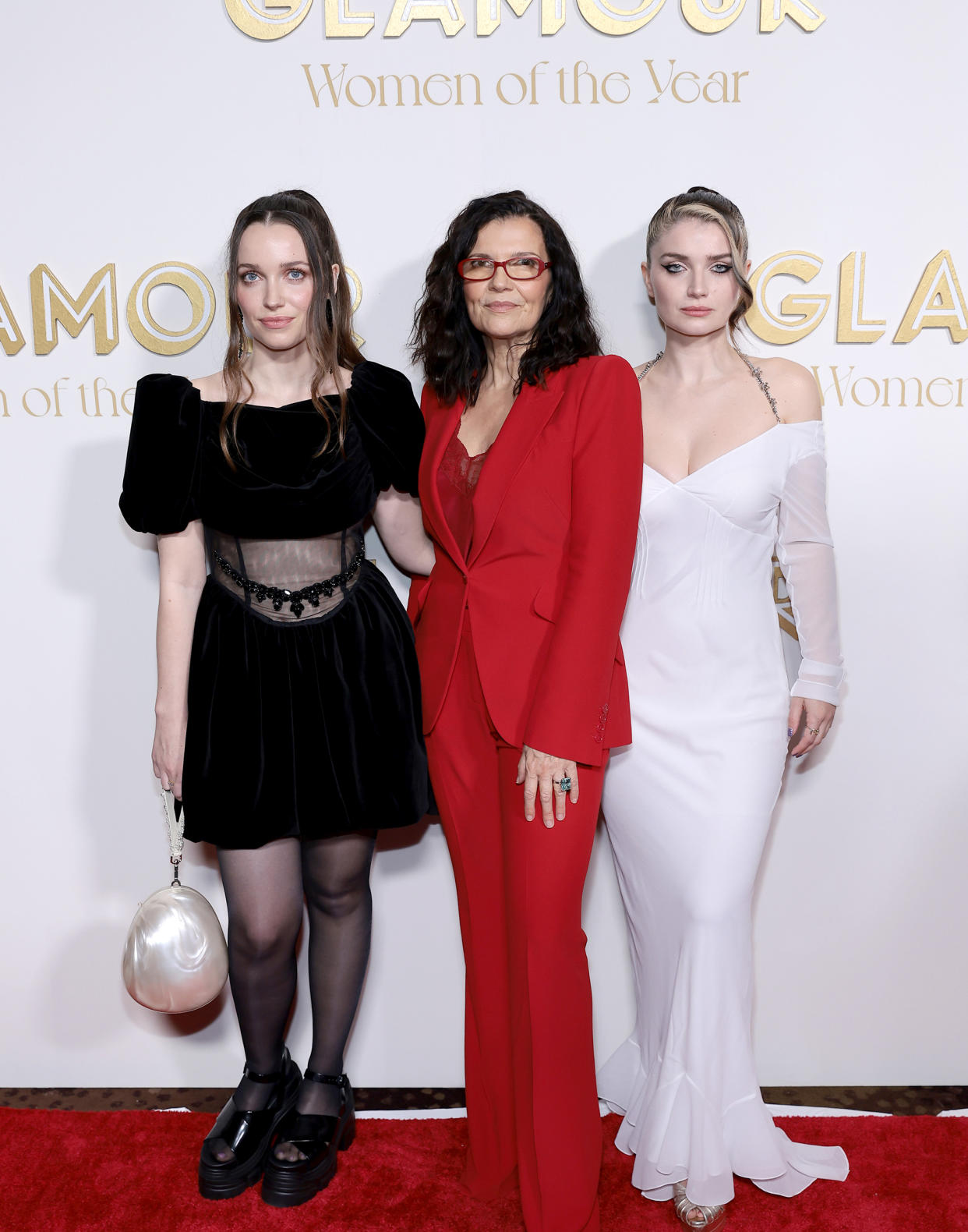 Jordan Hewson, Ali Hewson, and Eve Hewson (Dimitrios Kambouris / Getty Images)