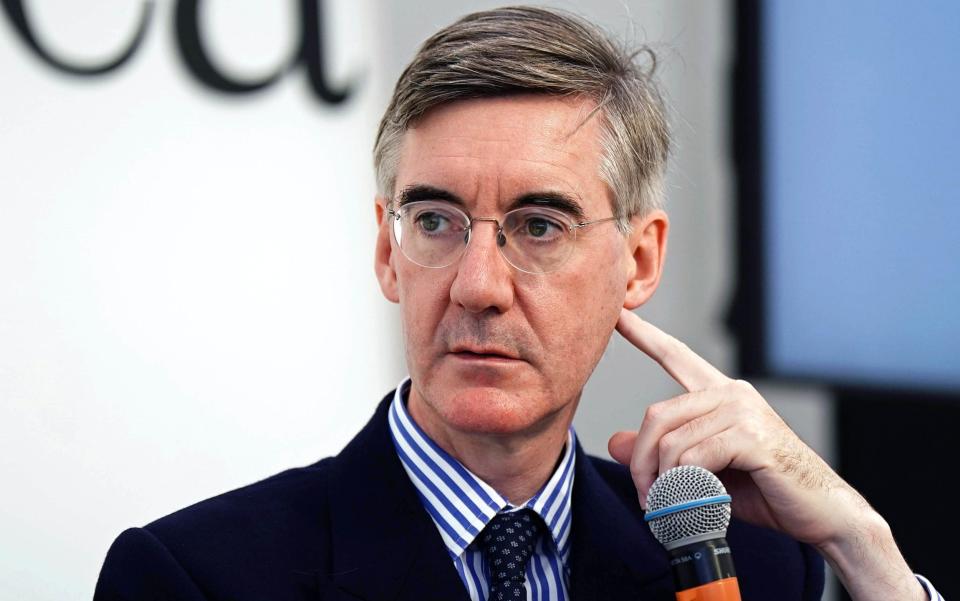 Jacob Rees-Mogg Green Levies Steel Industry - Aaron Chown/PA