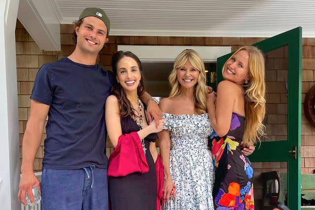 <p>Alexa Ray Joel/Instagram</p> Christie Brinkley with her kids Alexa Joel, Sailor and Jack