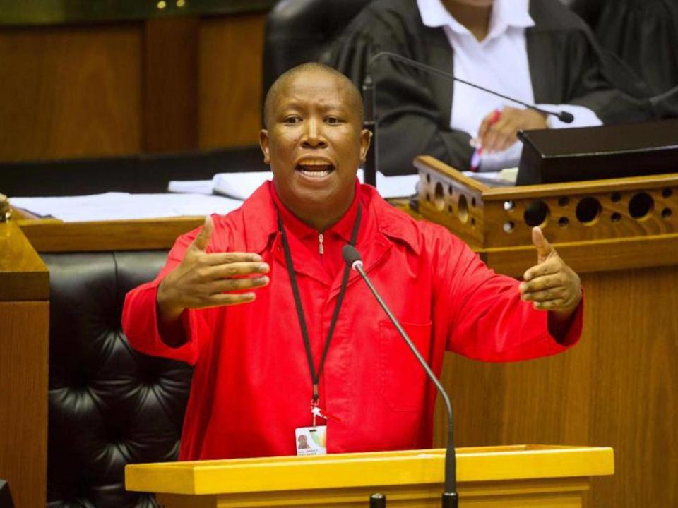 Julius Malema founded the EFF in 2013