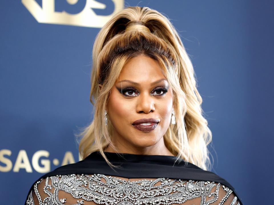 Laverne Cox attends the 28th SAG Awards