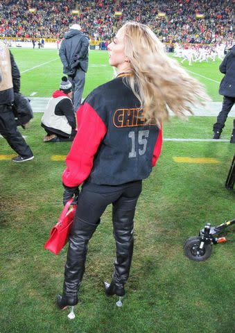 <p>Brittany Mahomes/ Instagram</p> Brittany Mahomes at Chiefs game