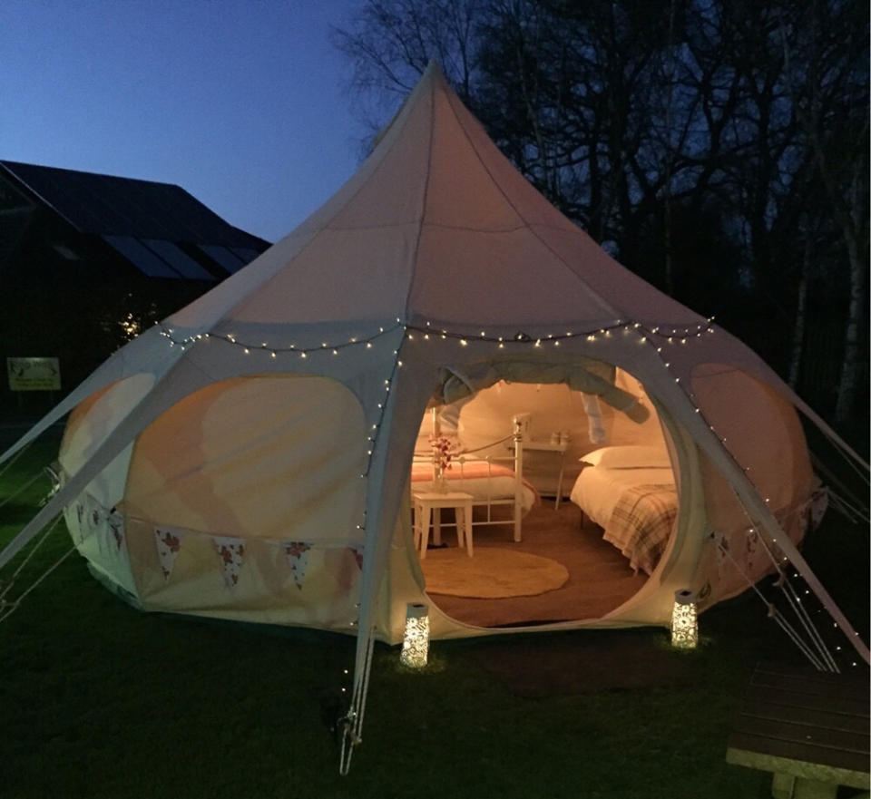 Lotus Belle Tent at Broadhembury