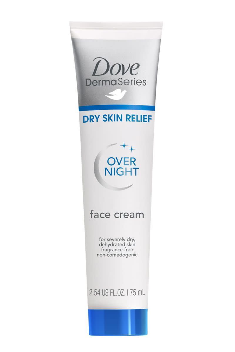 10) Dove DermaSeries Overnight Face Cream