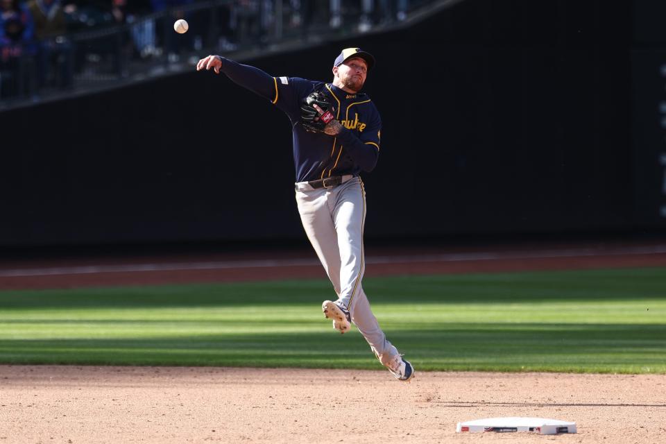 Brice Turang is off to a great start, as he helped the Brewers to a season-opening sweep of the New York Mets at Citi Field.