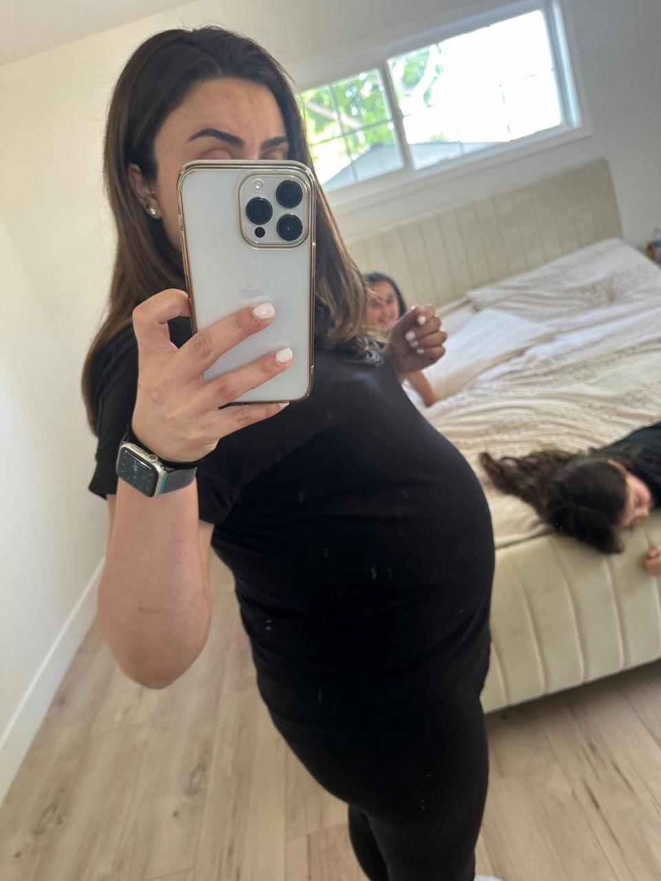 PHOTO: Christina Aleksanian is pictured during her pregnancy with her third child. (Christina Aleksanian)