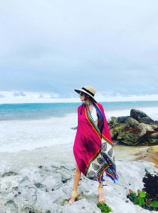 <p>Hermosa, talentosa y emprendedora, la modelo de 37 años disfruta de unos días de desconexión total en Tulum. ¿Qué te parecieron las fotos de su viaje? </p>