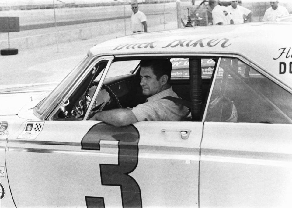 <p>Buck Baker started 67 of his 635 NASCAR Cup Series races in the No. 3. The Class of 2013 NASCAR Hall of Famer won 46 times in Cup, with two coming in the No. 3 Dodge for car owner Ray Fox in 1964, Those wins came at Darlington in the Southern 500 and Valdosta (Ga.) Speedway.</p>