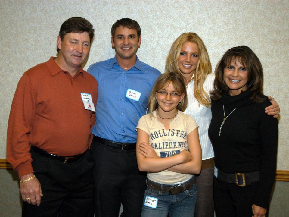 britney spears with her family