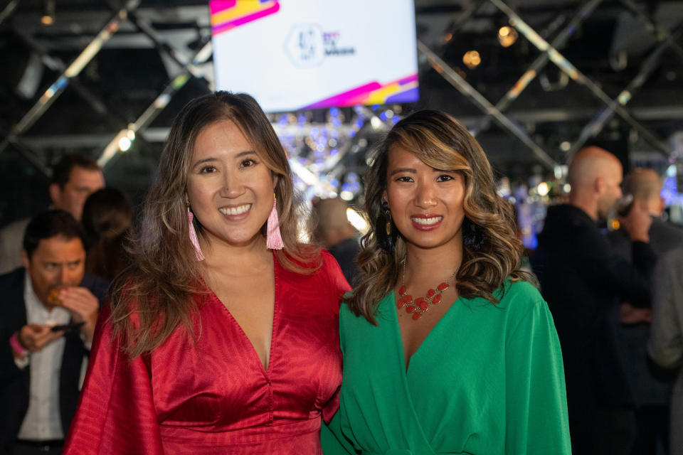 Karen Chan, group director, investment innovation, GroupM, with Christina Chung, VP, business operations, Estrella TV.