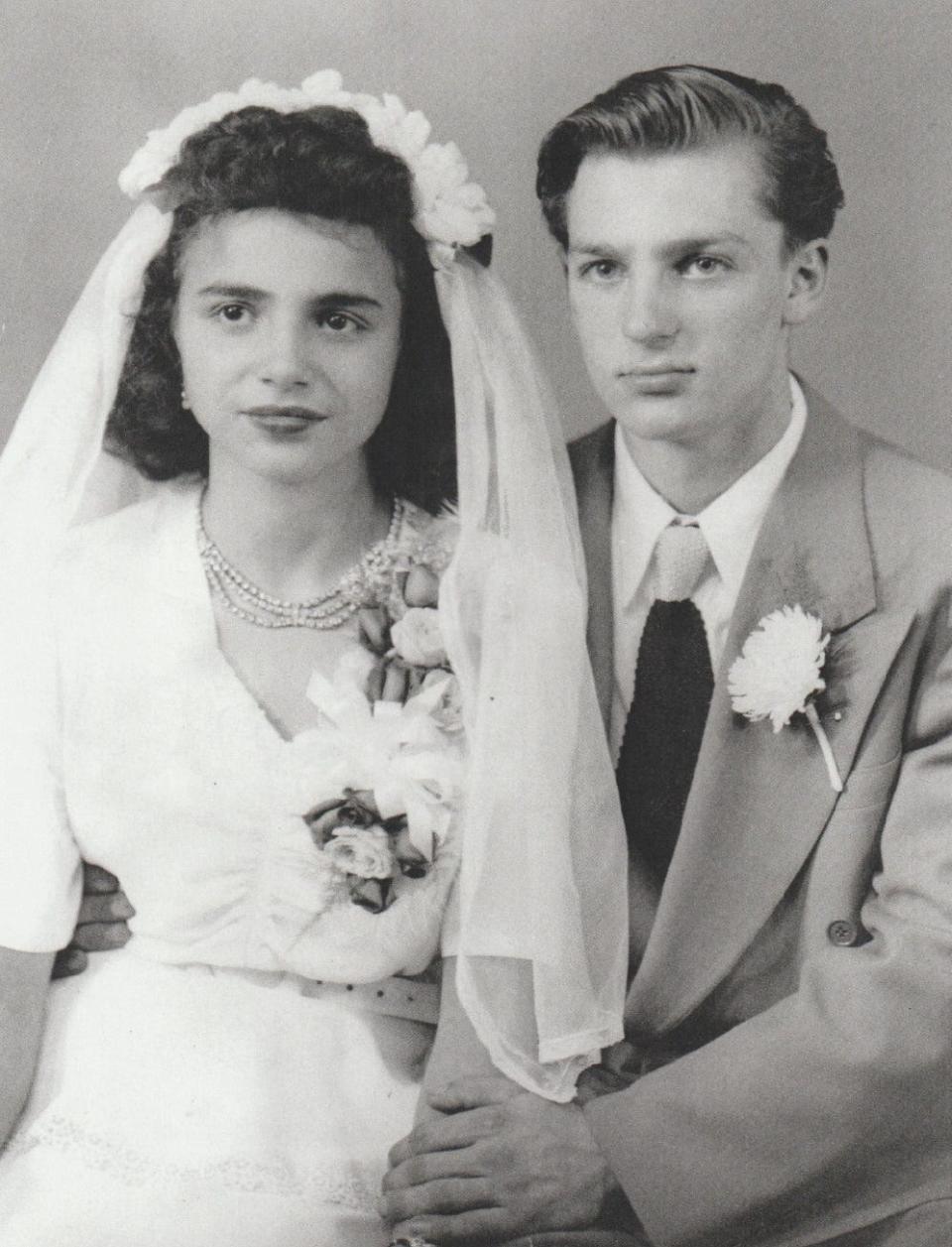 Helen and Paul Mozzochi were married in 1948.