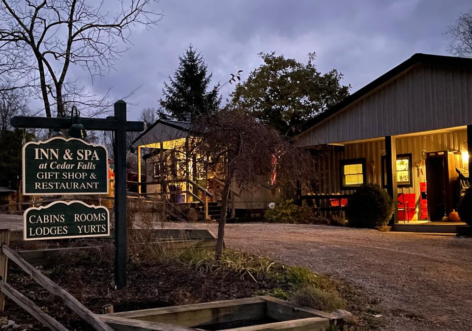 The Inn and Spa at Cedar Falls is more than just a cozy lodging -- a wide variety of spa services are also available whether you're staying the night or not.