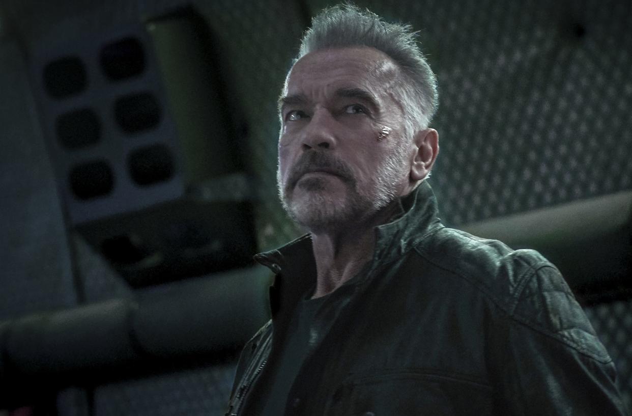 “Terminator: Dark Fate”: Arnold Schwarzenegger in seiner legendären Rolle des Terminators T-800 (Bild: Twentieth Century Fox)