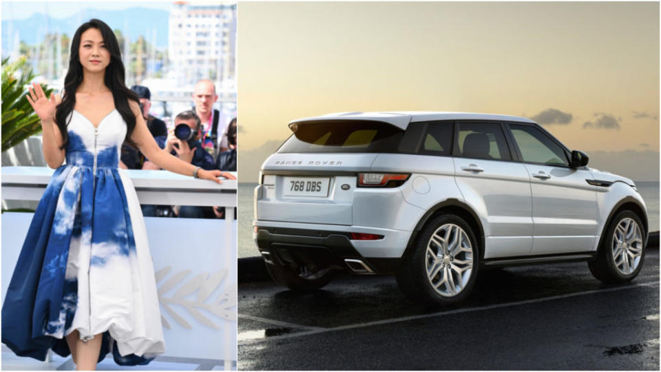根據中國媒體曾經報導指出，湯唯入手過Land Rover Range Rover Evoque，推測應是第1代車型。(圖片來源/ 推特、Land Rover)